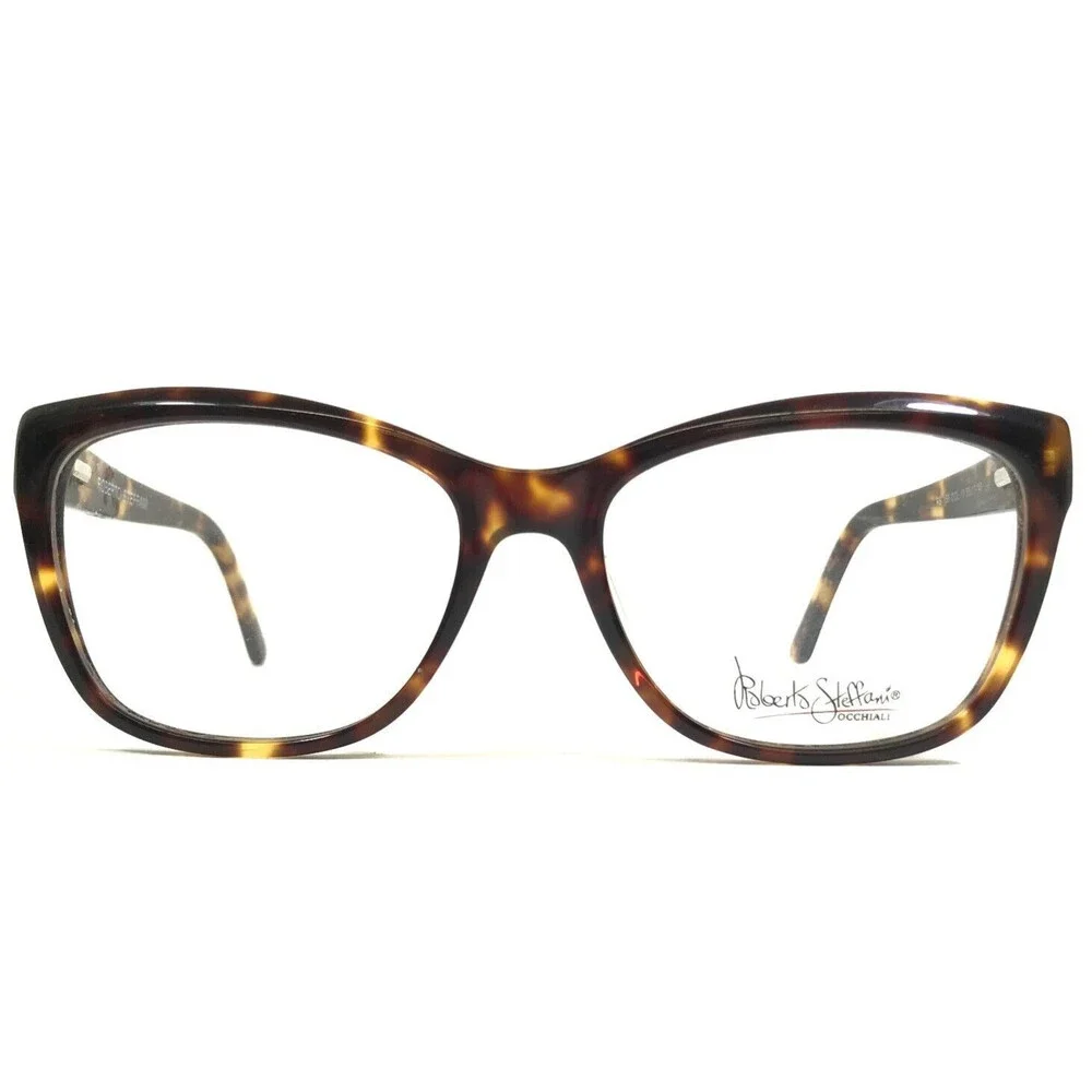Roberto Steffani Eyeglasses Frames RS 156 COL 10 Brown Tortoise 53-17-145